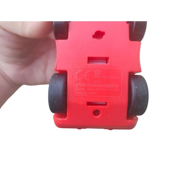 Marvel Super Hero Pull Back Car Captain Marvel 2022 Toy Vehicle 4 Inch Blue Red - Picture 7 of 7